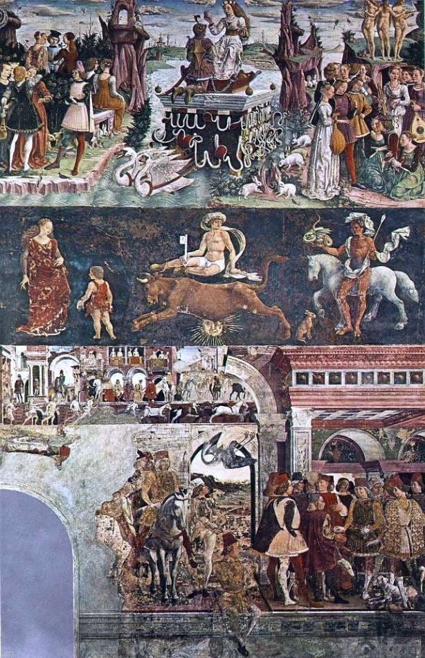Francesco Del Cossa Allegory of April: Triumph of Venus Wall Decal