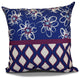 Decorative Outdoor Holiday Pillow Geometric, Purple, 18"x18"
