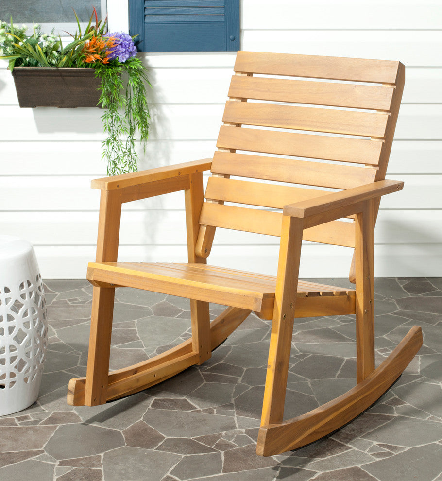 Safavieh Alexei Rocking Chair, Natural Brown