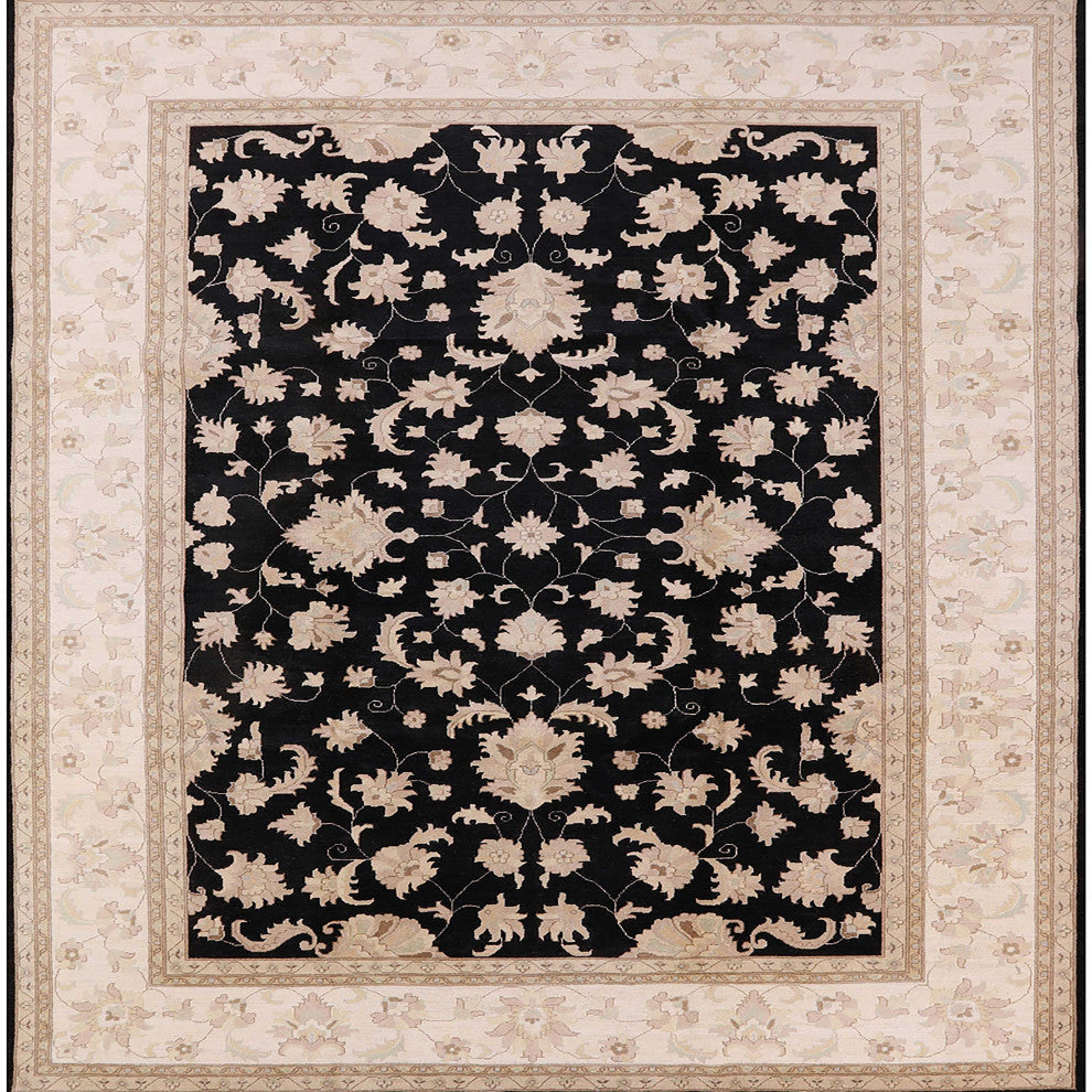 Ahgly Company Indoor Square Mid-Century Modern Area Rugs, 3' Square