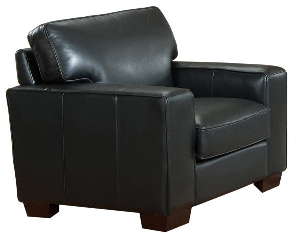 Kimberlly Leather Craft Chair, Black