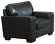 Kimberlly Leather Craft Chair, Black