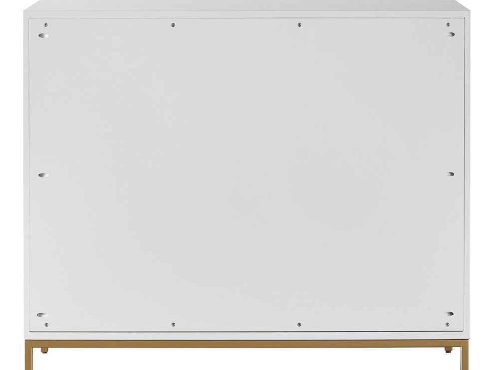 White-background back view of the chest showing rear panel and base.