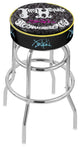 Holland L7C1 Jimi Hendrix AYE Jumble 25" 2-Ring Counter Stool -Chrome