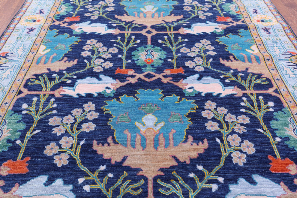 Turkish Oushak Hand-Knotted Rug 8' 3" X 10' 3" - Q15957