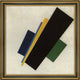 Kazimir Malevich Suprematism - 16" x 16" Framed Premium Canvas Print