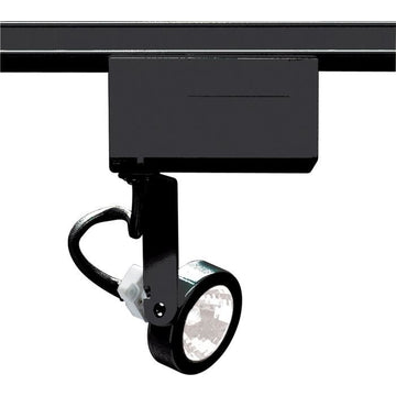 Nuvo Lighting 1-Light MR16, 12V Track Head, Gimbal Ring, Black, TH239