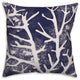 Navy Coral 18x18 Indoor / Outdoor Pillow