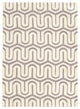 Linon Geo Sasha Hand Tufted Microfiber Polyester 5'x7' Rug in Gray