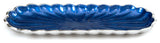 Peony 14" Rectangular Tray, Sapphire