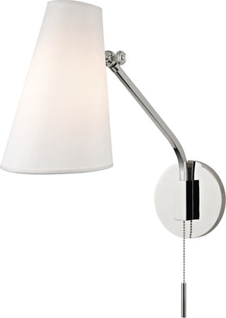 Hudson Valley Patten 1 Light Swing Arm Wall Sconce, Aged Brass