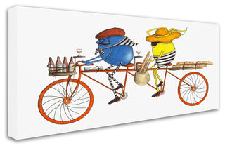 Michelle Campbell 'Picnic' Canvas Art, 10" x 19"