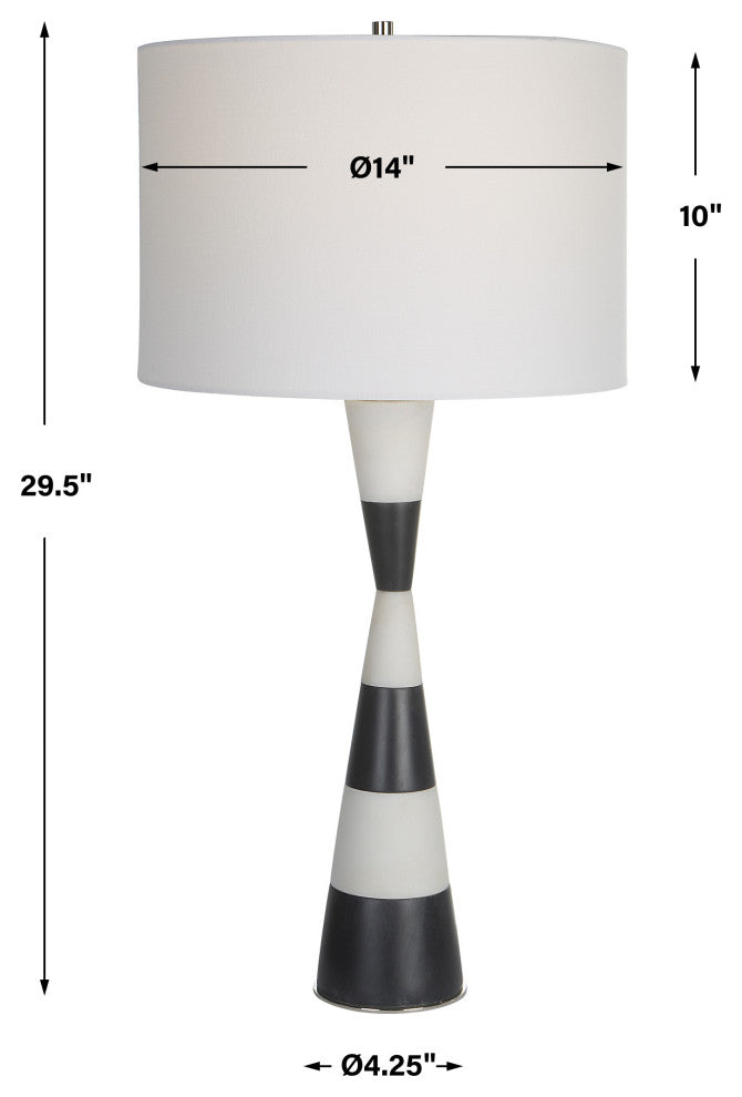 Uttermost Bandeau Banded Stone Table Lamp