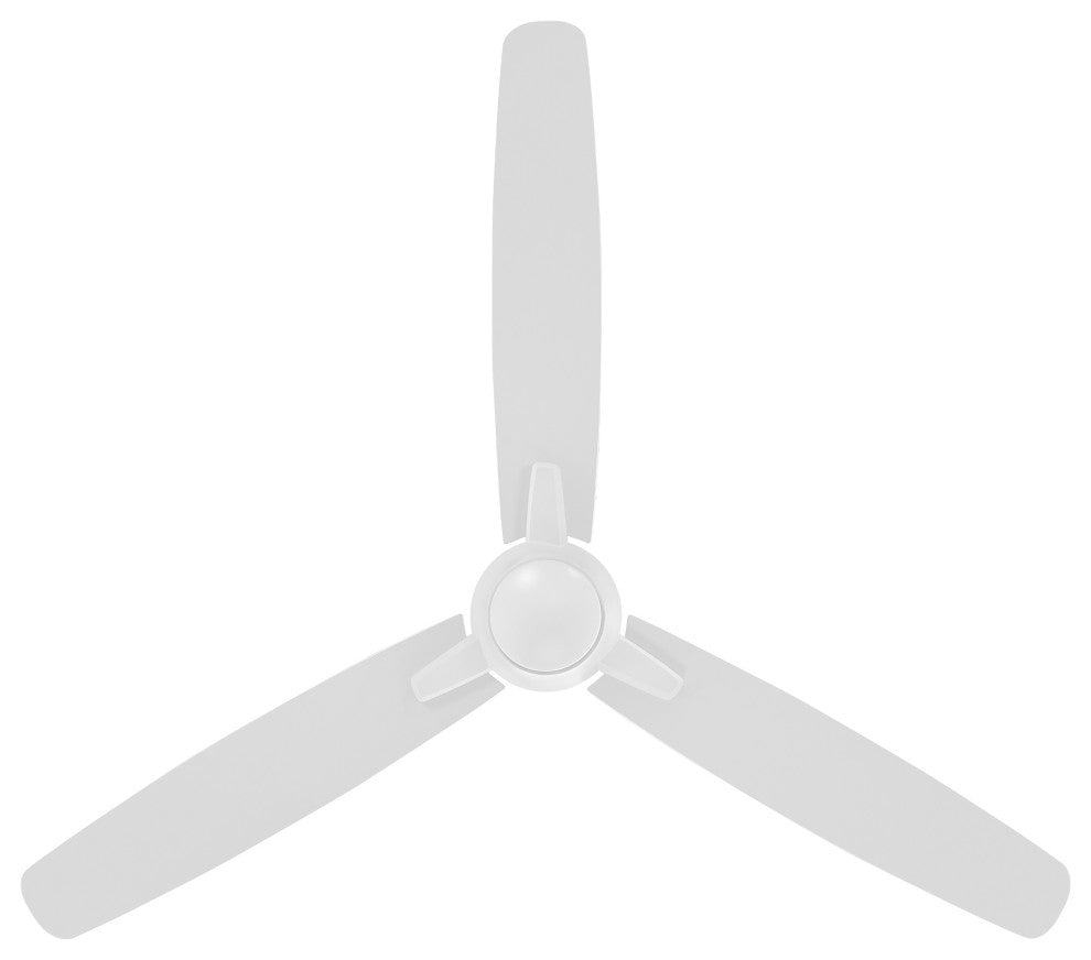 Blitzen Indoor/Outdoor 3-Blade Smart Ceiling Fan, Matte White, Without Light