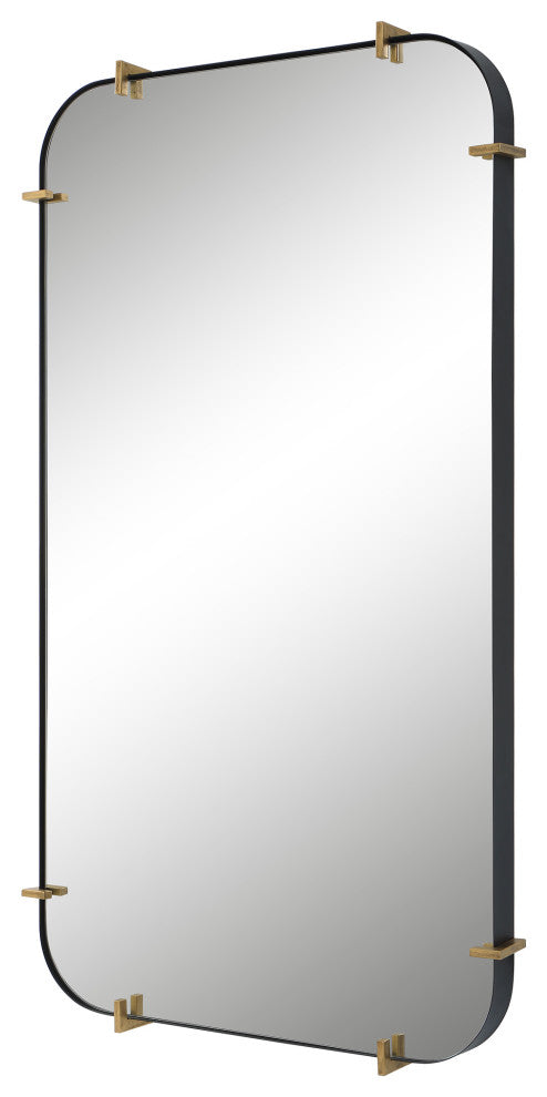 Uttermost UT-9888 Mirror from the Pali collection, Black Iron