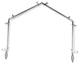 Vinci 13/16" 4-Sided Bay Window Curtain Rod, Satin Nickel