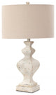 Set of 2 Beige Curvy Base Table Lamps