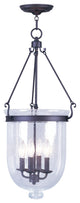 Livex 5085-07 4-Light Bronze Chain Lantern, Bronze