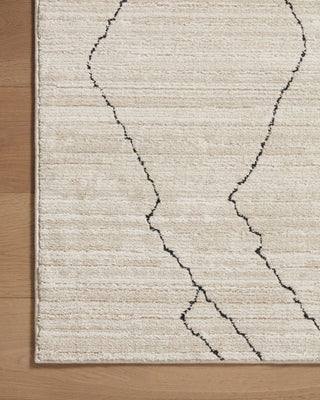 Loloi II Darby Sand / Charcoal 18" x 18" Sample Rug