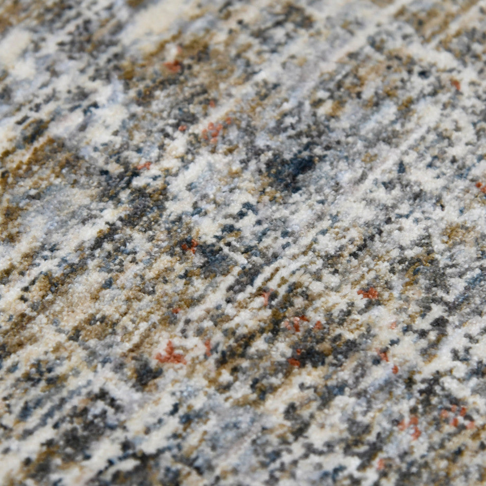 Vermont Erysse Runner, Gray, 2'7" x 8', Abstract