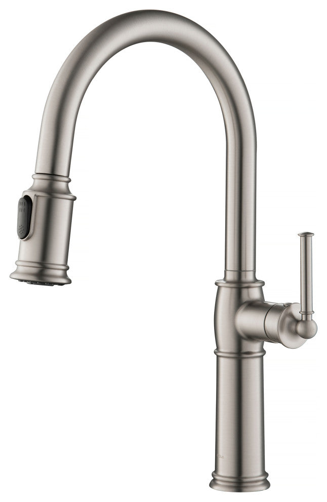 Kraus KPF-1682SFS Traditional Pulldown Kitchen Faucet In Spot Free S. Steel
