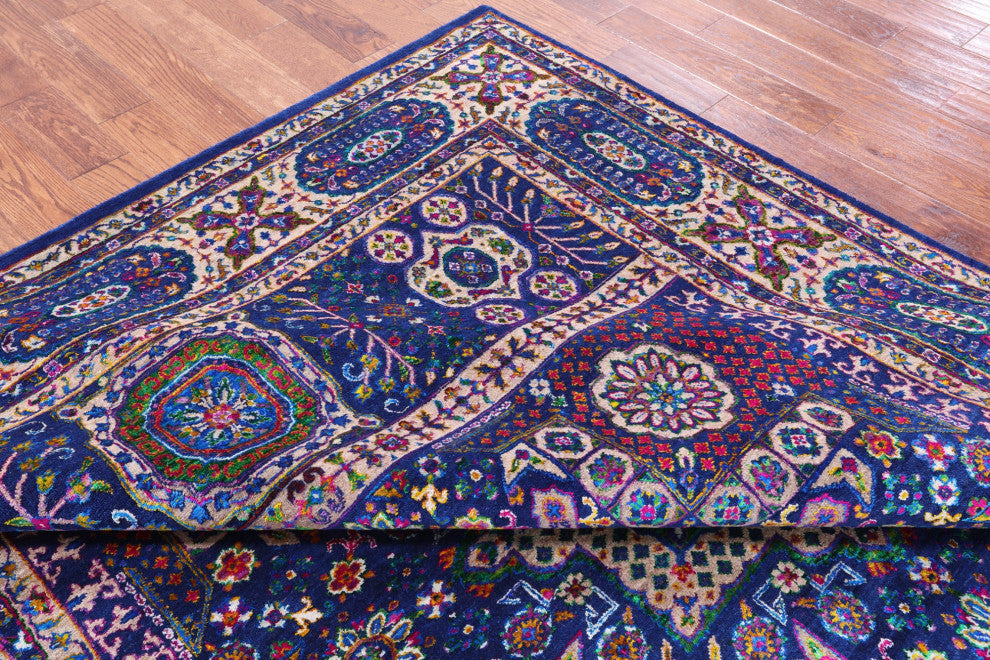 Mamluk Hand-Knotted Wool & Silk Rug 7' 9" X 9' 11" - Q13717