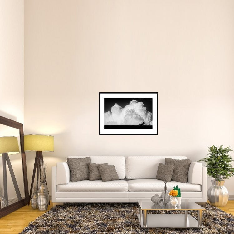 "Waiting For The Storm" Framed Digital Print by Stefan Eisele, 44x32"