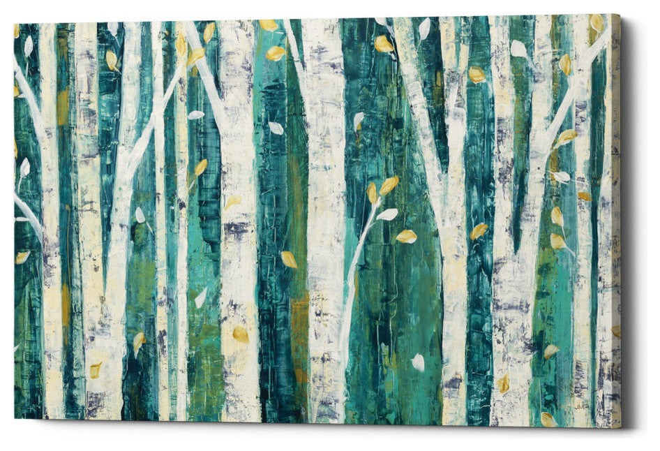 Epic Graffiti "Birches in Spring" Giclee Canvas Wall Art, 12"x18"