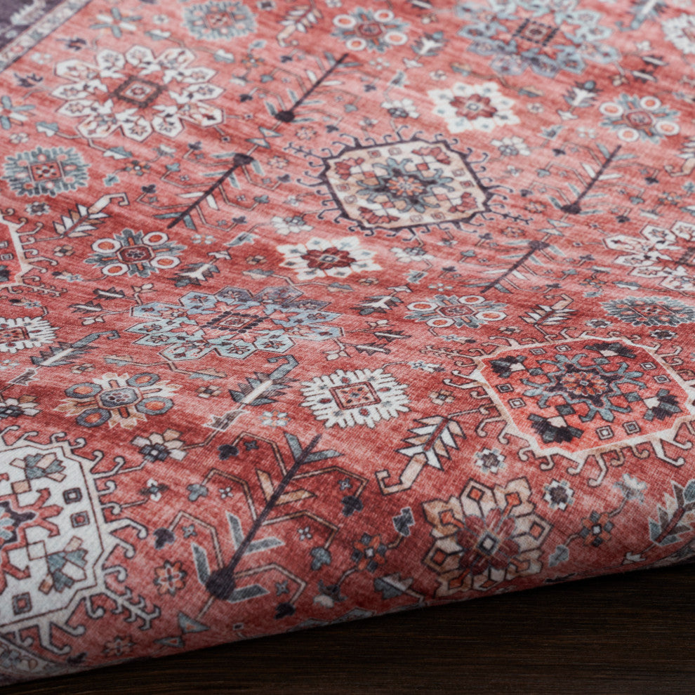Nourison Fulton 2' x 3' Rust Vintage Indoor Rug
