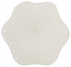 Mina Victory QY068 Throw Pillow, Cream, 16" x 16"Round