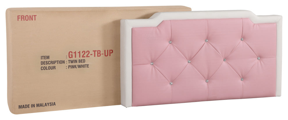 Starlight All in One Bed, Pink/White, Twin