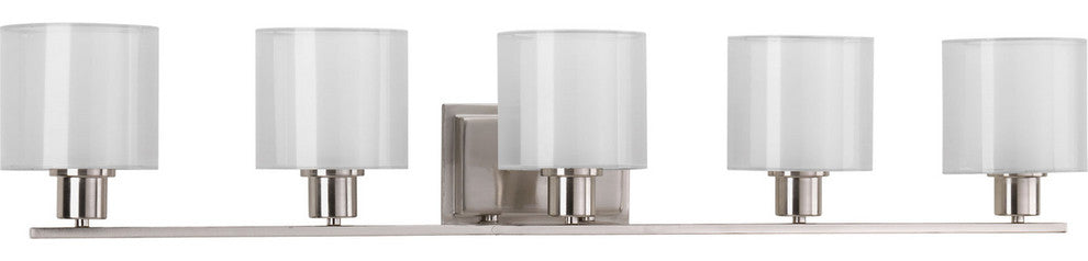 Invite Collection 5-Light Bath Light, Brushed Nickel