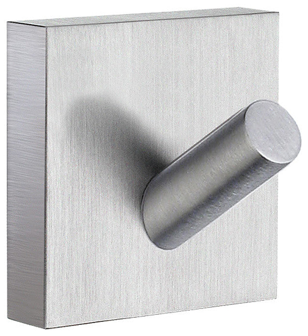 House Towel Hook Brushed Chrome