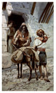 "David Takes Saul The Presents From Jesse" Paper Print by James Tissot, 15"x24"