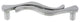 Curves Cabinet Hardware Pull, Brass