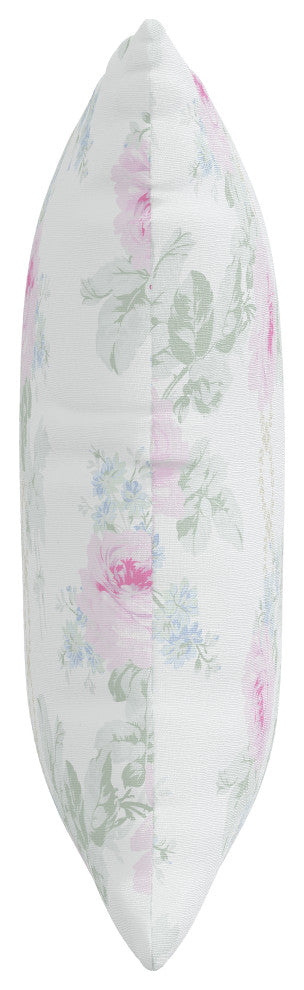 Rachel Ashwell 20" Decorative Pillow, Feather Insert, Sc Royal Bouquet Pink