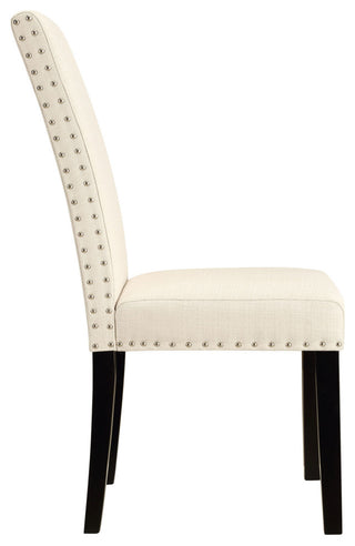 Parcel Dining Fabric Side Chair, Beige