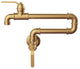 Kinzie Wall Mount Pot Filler Chrome, Brushed Bronze