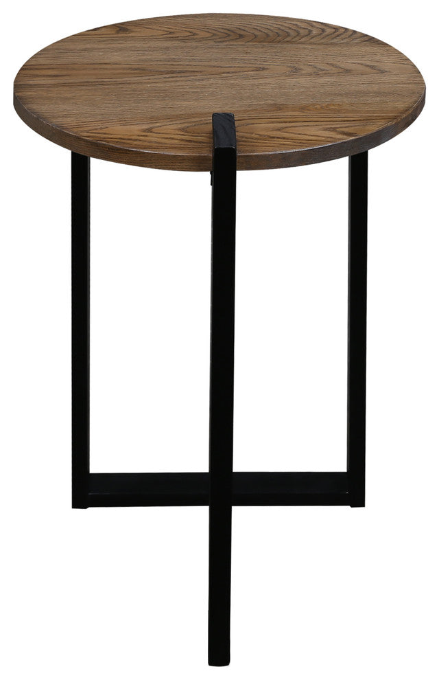 American Trails Sundial Contemporary Round End Table