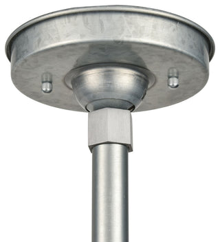 R Series Collection 1 Light 17 in. Painted Galvanized RLM Warehouse Shade