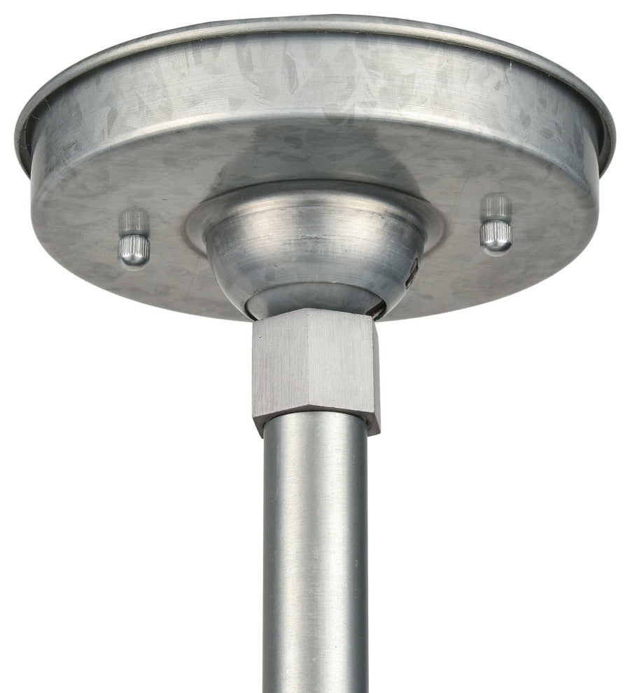 R Series Collection 1 Light 17 in. Painted Galvanized RLM Warehouse Shade