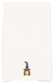 Peek A Boo Witch 18"x30" Cream Halloween Print Kitchen Towel