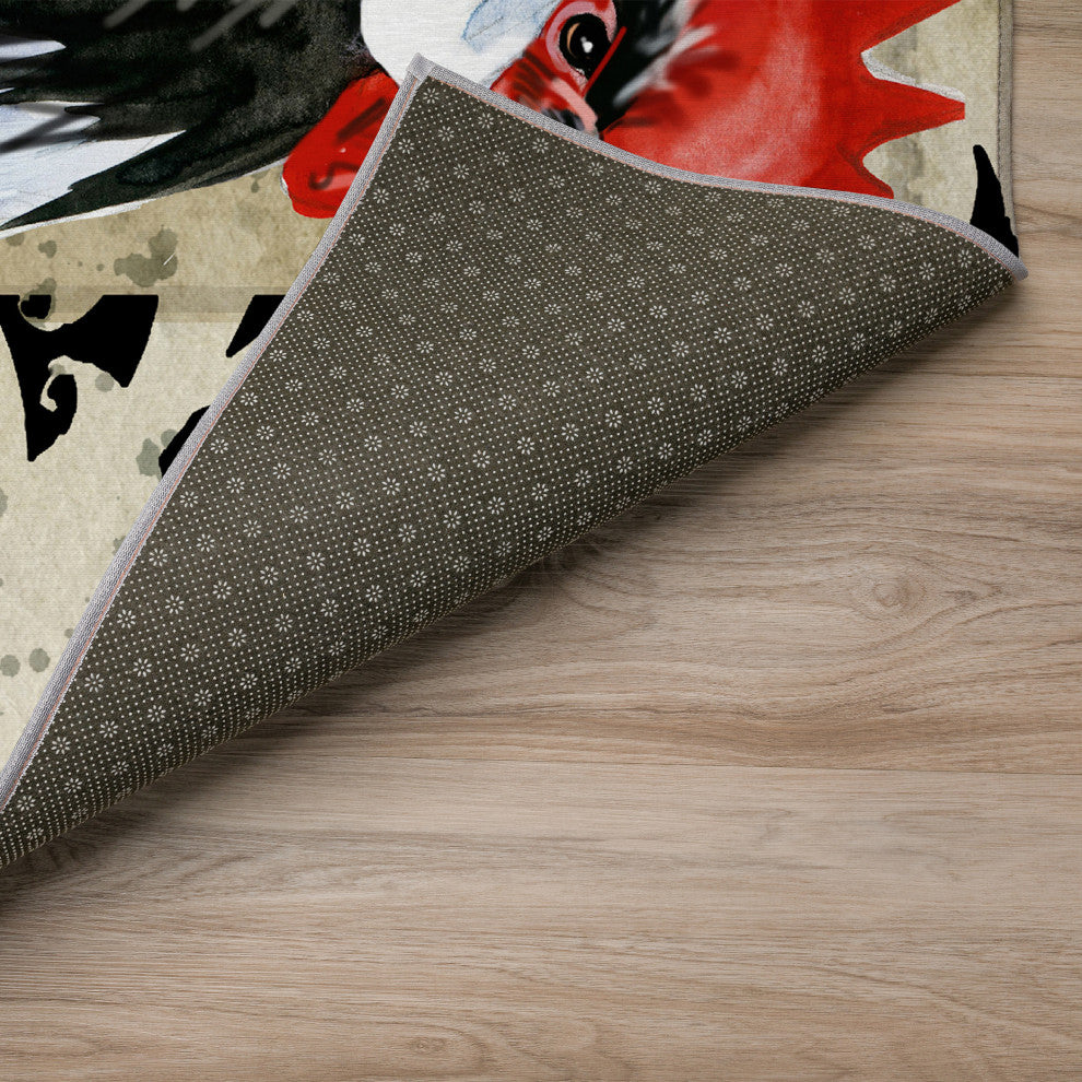 Indoor/Outdoor Kendall KE3 Khaki Machine Washable 1'8" x 2'6" Rug