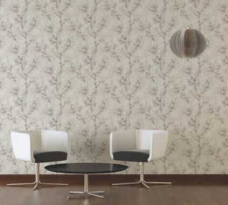 Floral Textured Wallpaper Featuring Tree Branches And Leaves, 374202