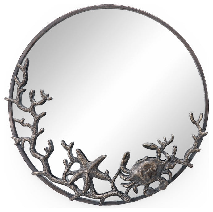 SPI Starfish and Crab Wall Mirror