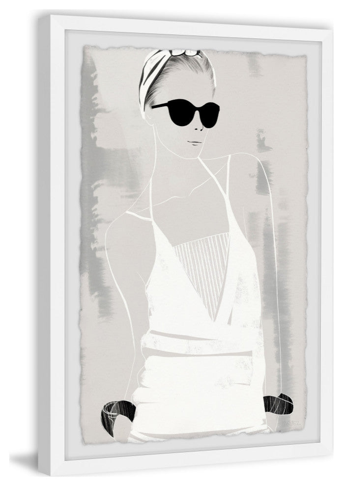 "Getaway Glamour" Framed Painting Print, 24x36