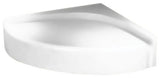 Swan 16.313x16.313x4 Solid Surface Shower Seat, White
