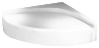 Swan 16.313x16.313x4 Solid Surface Shower Seat, White