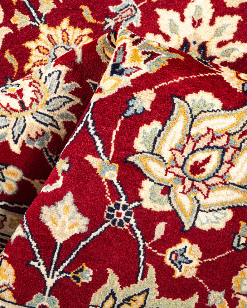 Banda, One-of-a-Kind Hand-Knotted Area Rug Red, 4'2"x6'2"