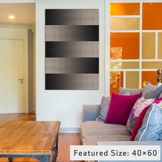 "Modern Art- Grayscale Gallery" by 5by5collective, 26x18x1.5"